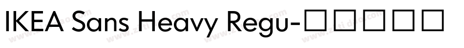 IKEA Sans Heavy Regu字体转换